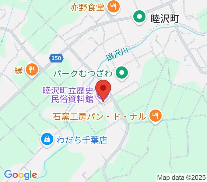 睦沢町立歴史民俗資料館の地図