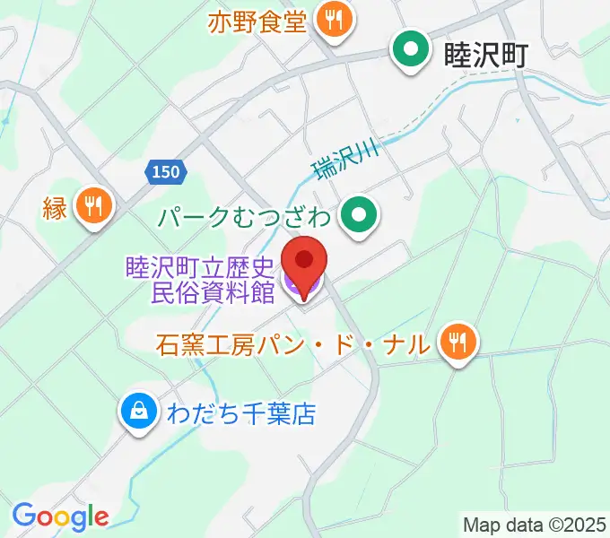 睦沢町立歴史民俗資料館の地図