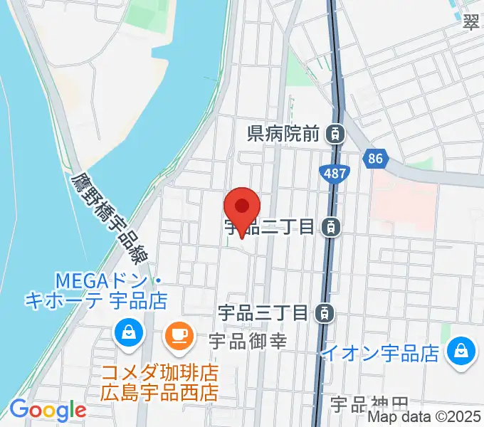 広島市郷土資料館の地図