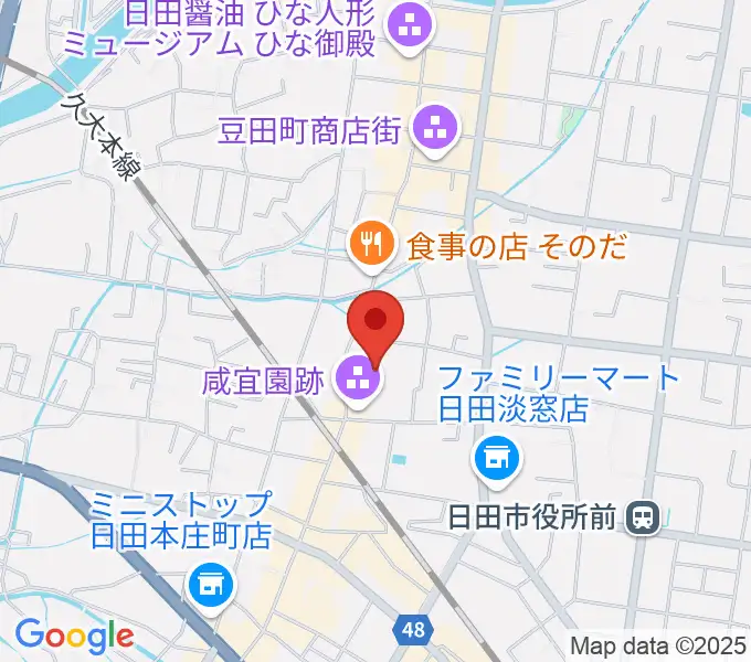 咸宜園教育研究センターの地図