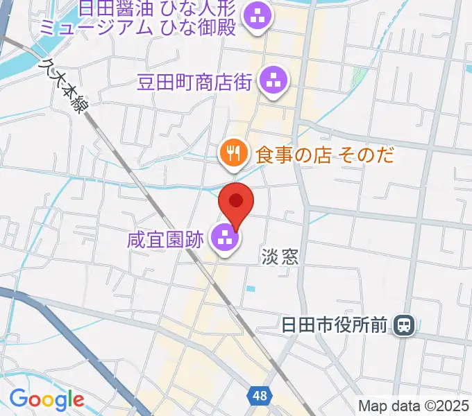 咸宜園教育研究センターの地図