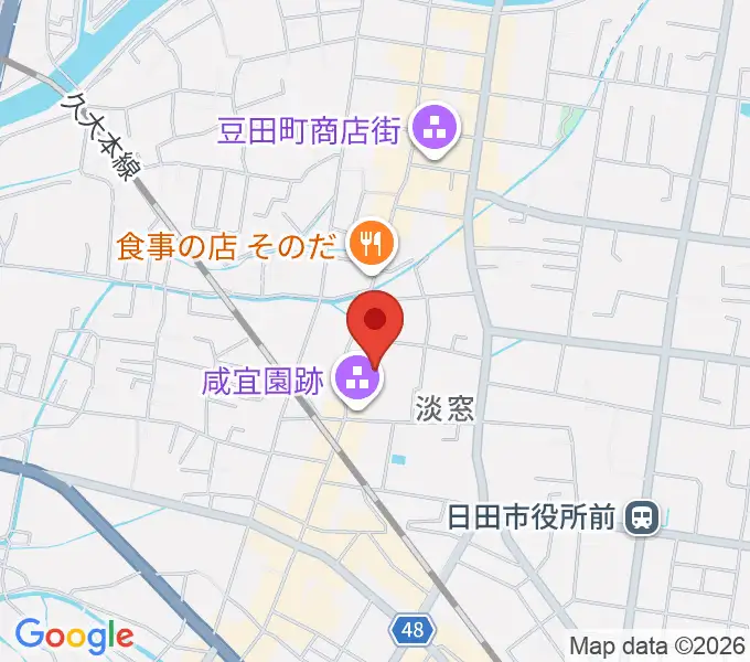 咸宜園教育研究センターの地図