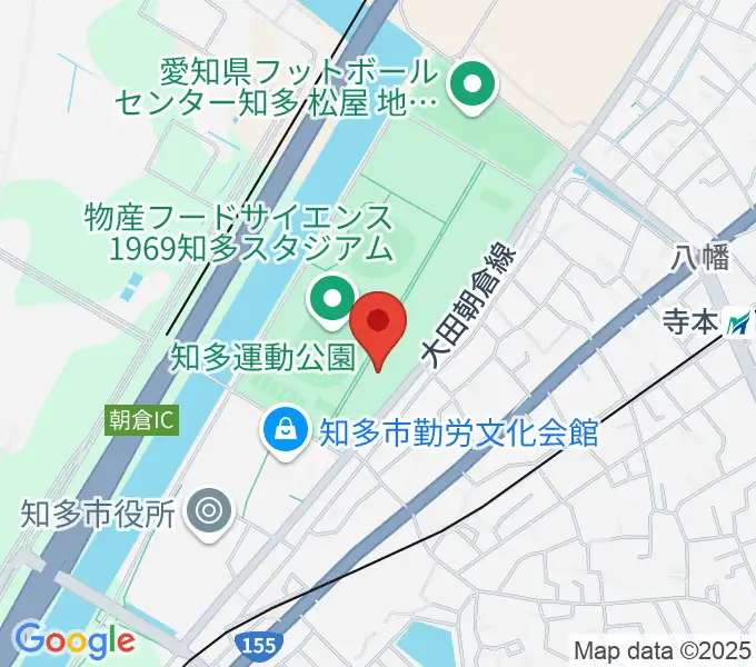 知多市歴史民俗博物館の地図