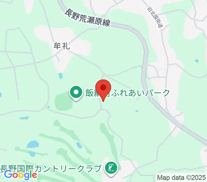 いいづな歴史ふれあい館の地図