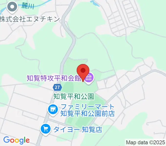 ミュージアム知覧の地図