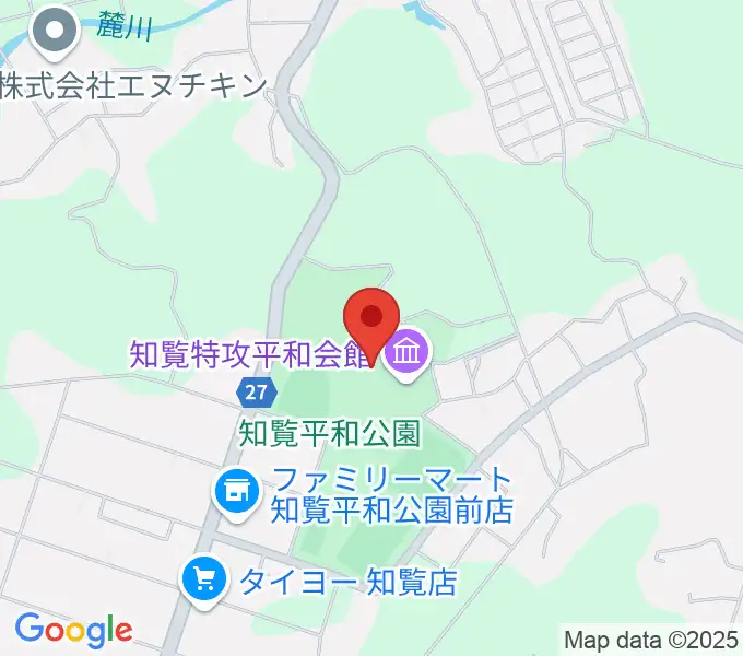 ミュージアム知覧の地図