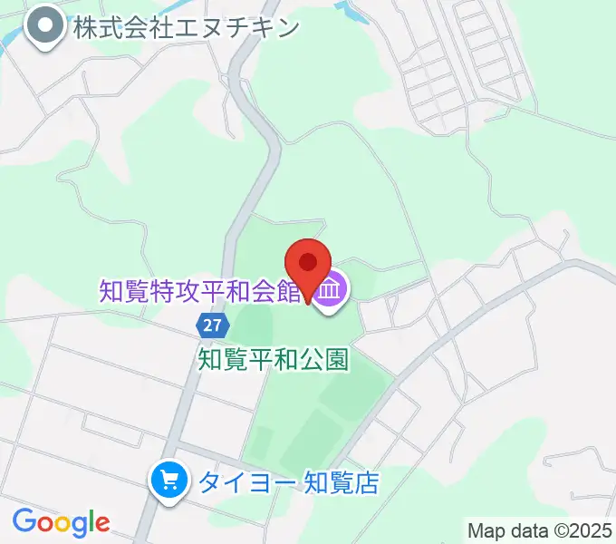 ミュージアム知覧の地図