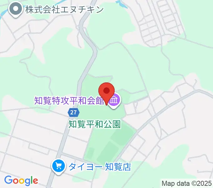 ミュージアム知覧の地図