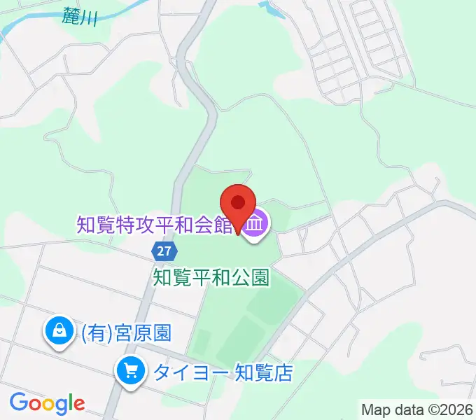 ミュージアム知覧の地図