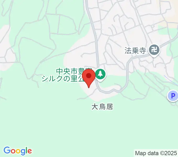 中央市豊富郷土資料館の地図