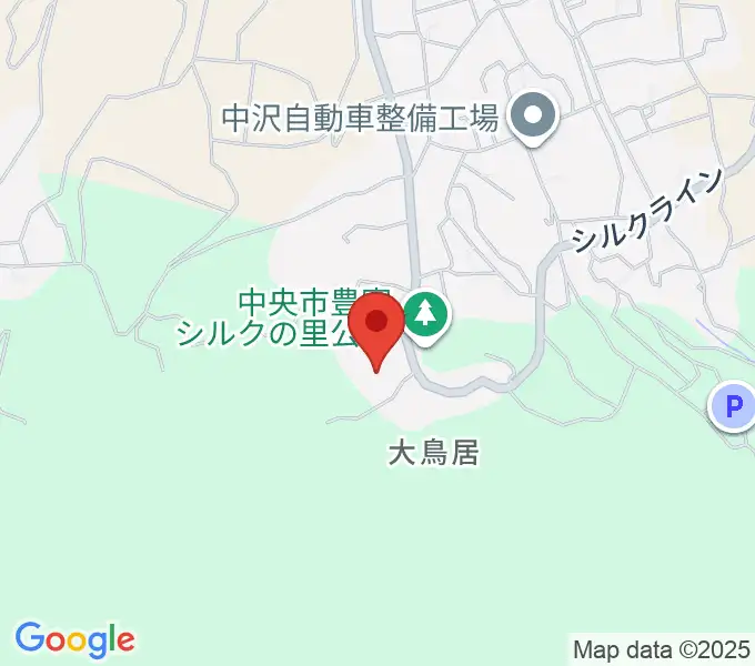中央市豊富郷土資料館の地図