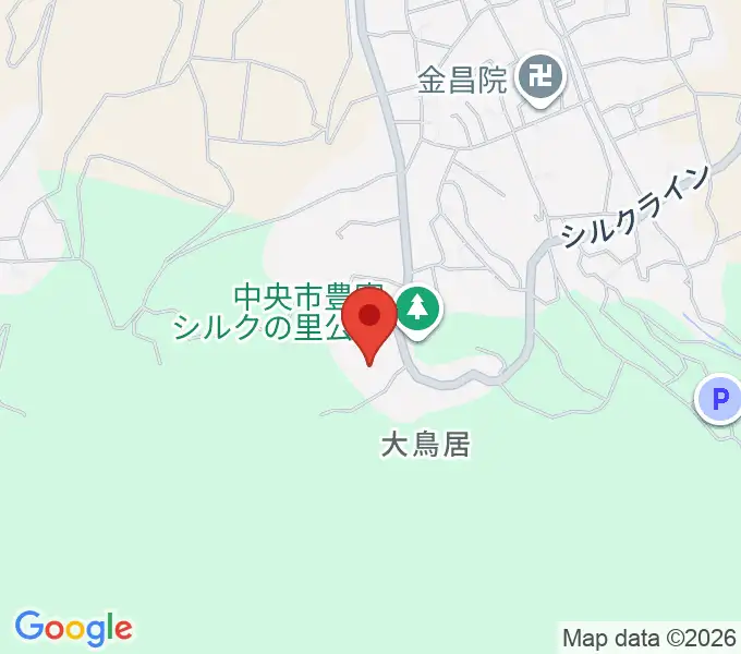 中央市豊富郷土資料館の地図