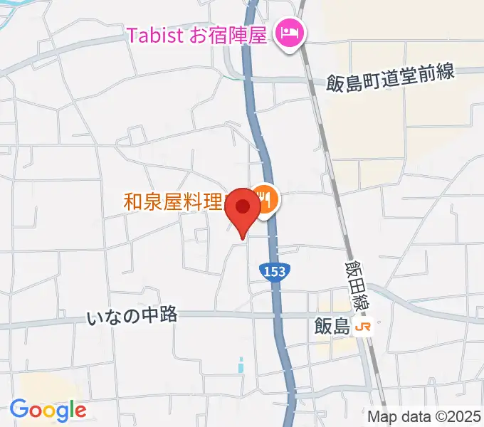 飯島町歴史民俗資料館・飯島陣屋の地図