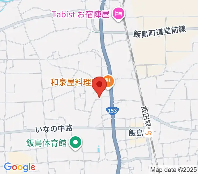 飯島町歴史民俗資料館・飯島陣屋の地図