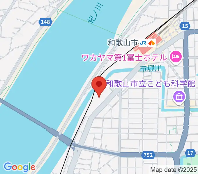 和歌山市立博物館の地図