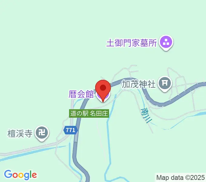 おおい町暦会館の地図