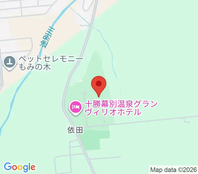 幕別町ふるさと館の地図