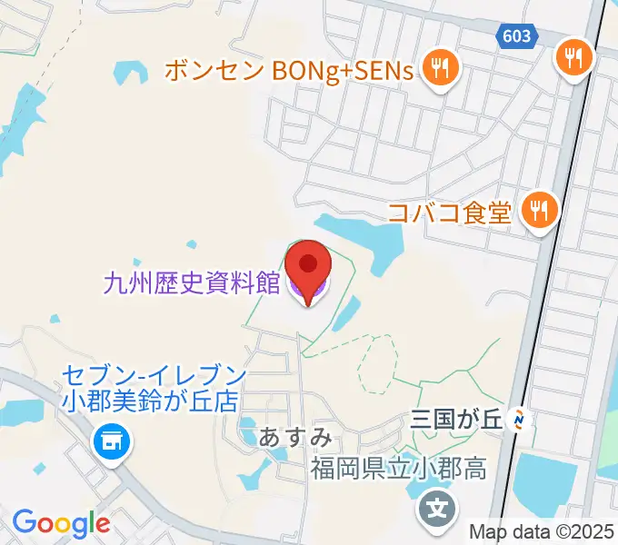 九州歴史資料館の地図