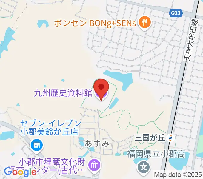 九州歴史資料館の地図