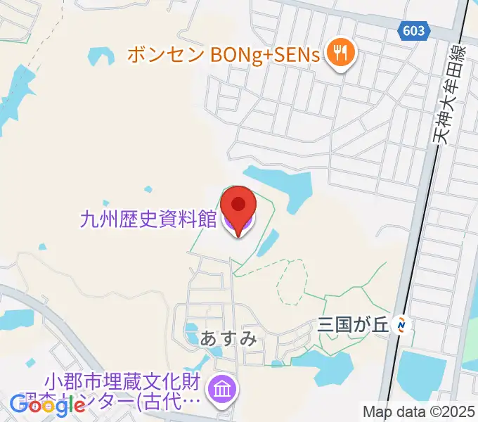 九州歴史資料館の地図