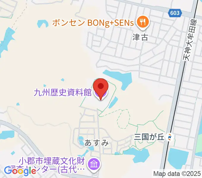 九州歴史資料館の地図