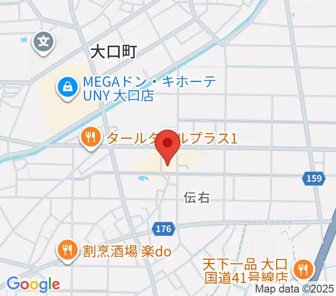 大口町歴史民俗資料館の地図