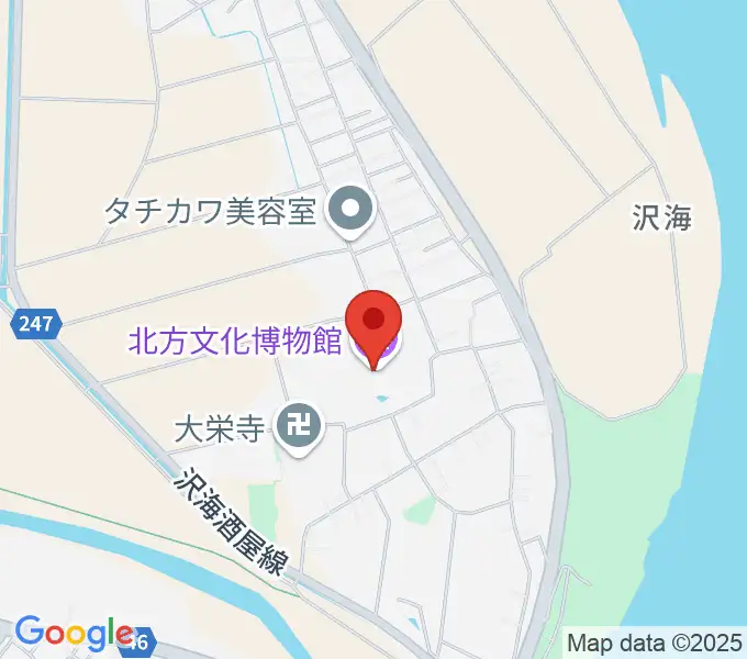 北方文化博物館の地図