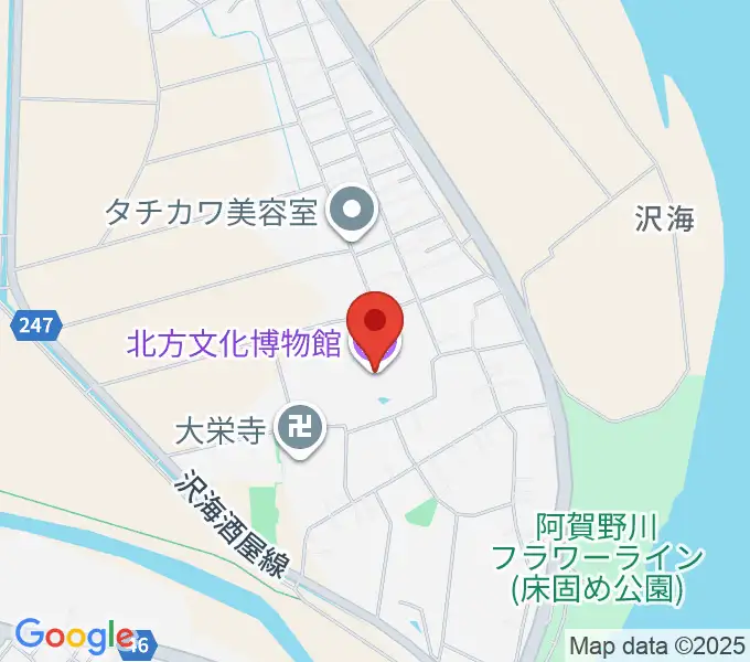 北方文化博物館の地図