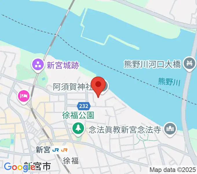 新宮市立歴史民俗資料館の地図