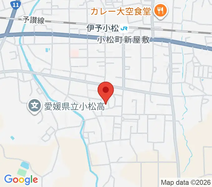 西条市立小松温芳図書館・郷土資料室の地図