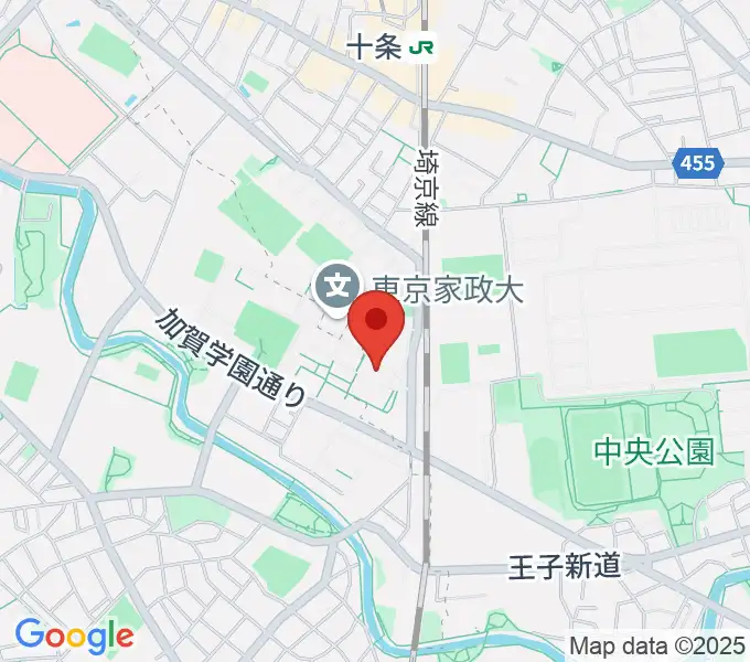 東京家政大学博物館の地図