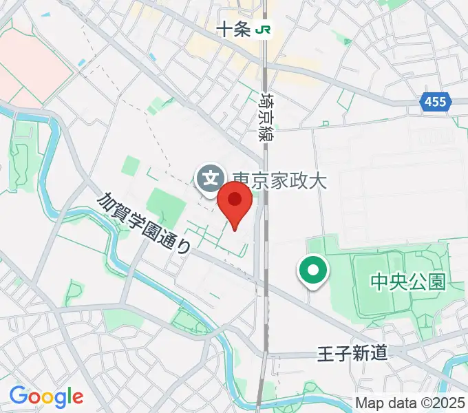 東京家政大学博物館の地図