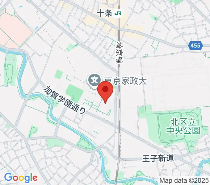 東京家政大学博物館の地図