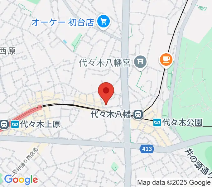 セオリスタジオの地図