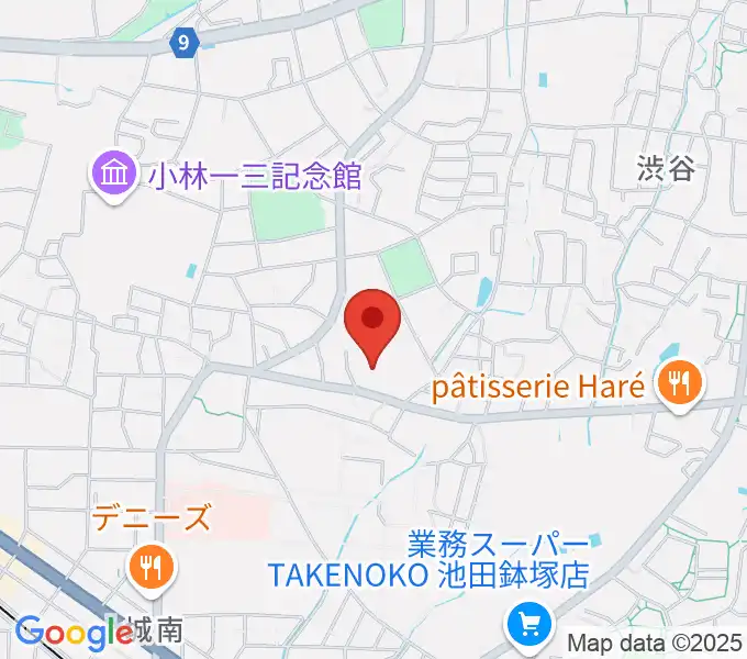 池田市立歴史民俗資料館の地図