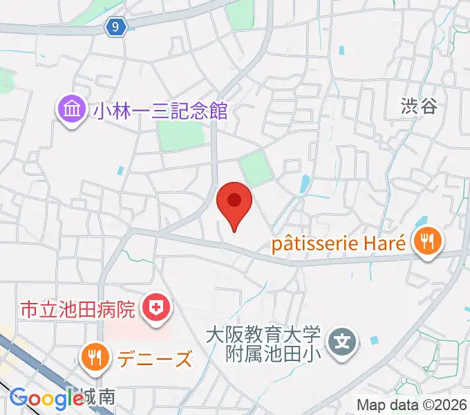 池田市立歴史民俗資料館の地図