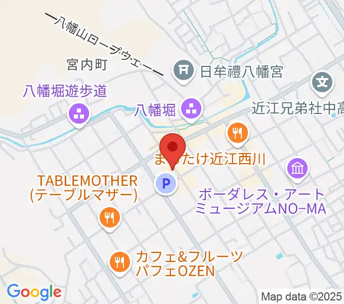 近江八幡市立資料館の地図