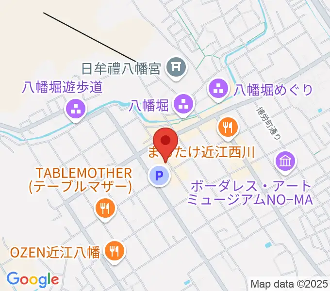 近江八幡市立資料館の地図