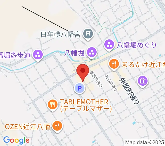 近江八幡市立資料館の地図