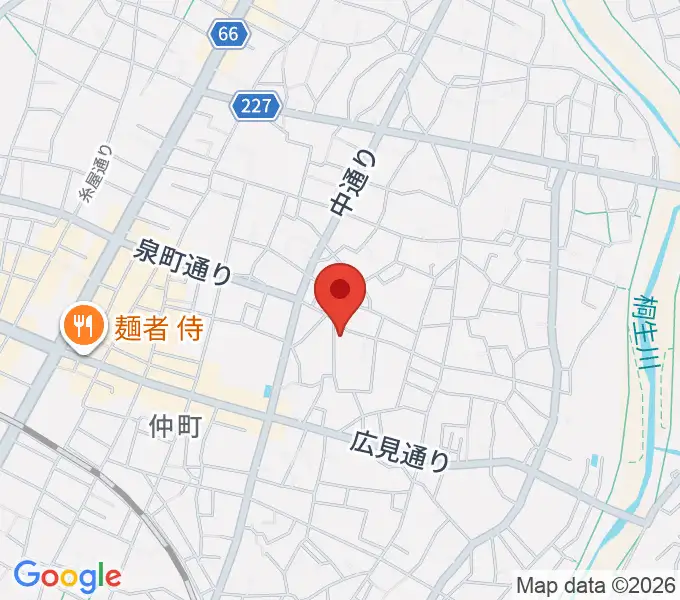 織物参考館・紫の地図