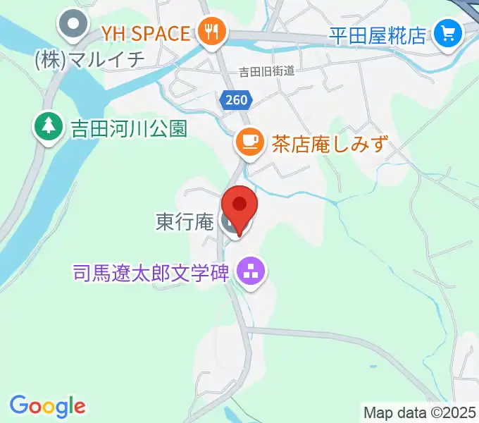 下関市立東行記念館の地図