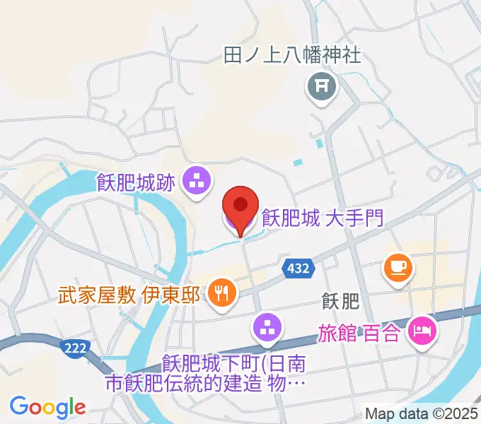 飫肥城歴史資料館の地図