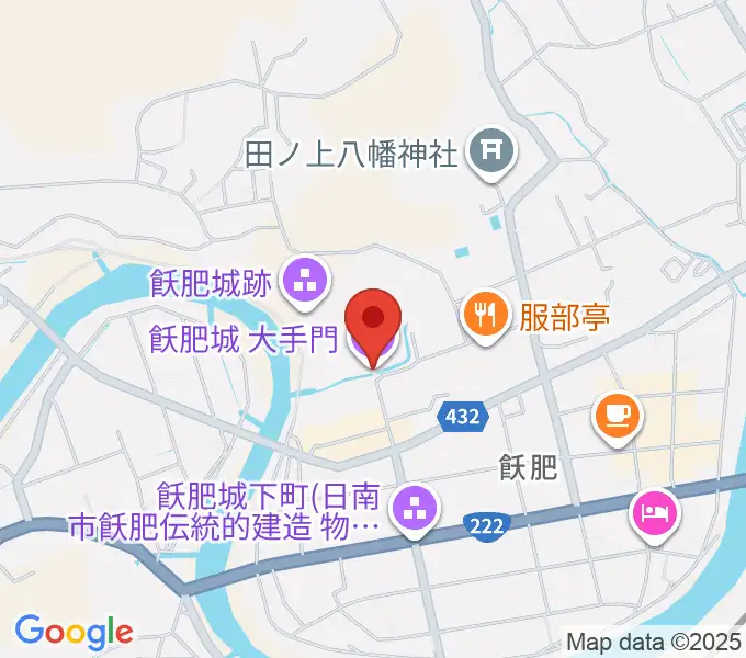 飫肥城歴史資料館の地図