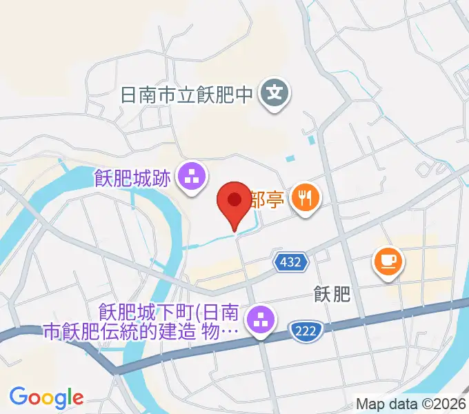 飫肥城歴史資料館の地図