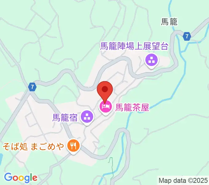 藤村記念館の地図