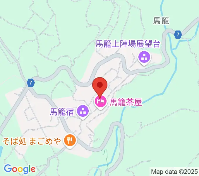 藤村記念館の地図
