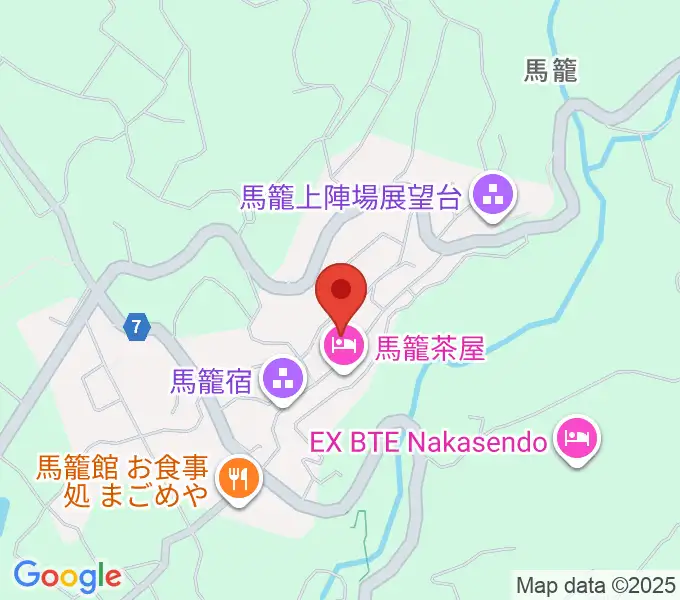藤村記念館の地図