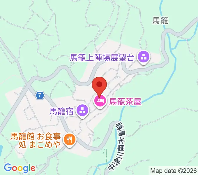 藤村記念館の地図