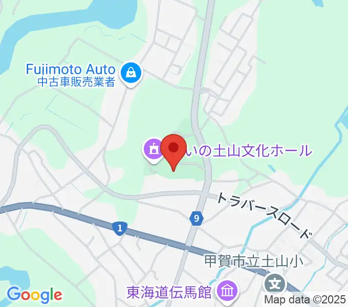 甲賀市土山歴史民俗資料館の地図