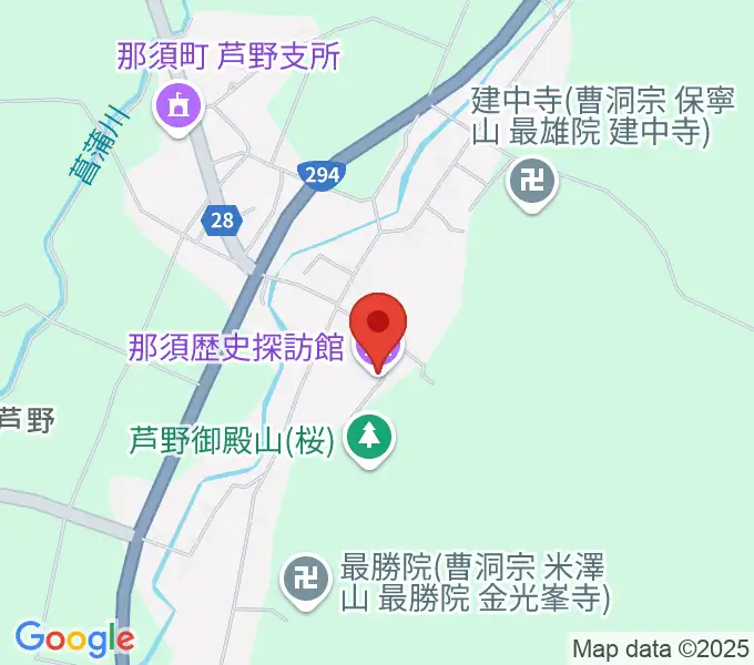 那須歴史探訪館の地図